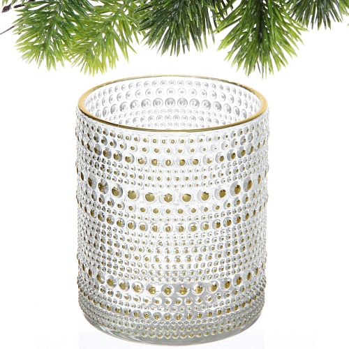 Подсвечник Хрустальный блеск 8,510 см, Белый_3