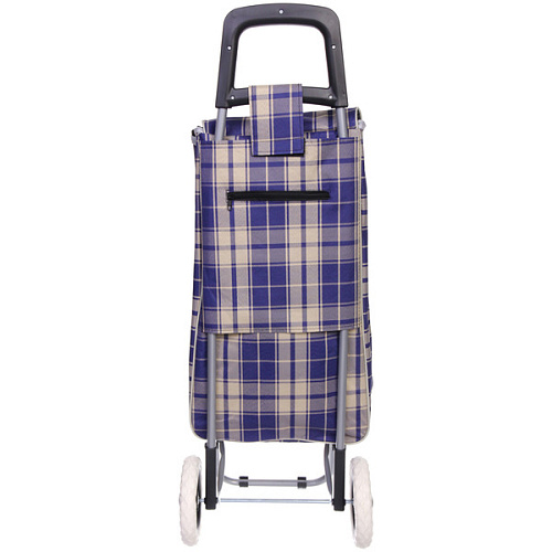 Тележка хозяйственная с сумкой (933326см, колеса 16см,грузоподъемность до 30 кг) синяя SYD-016_6