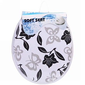 Сиденье для унитаза 36х42 "Бабочки"