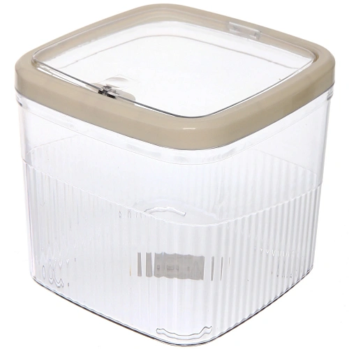 Контейнер для мусора"Стайл"3л прозрачный 162