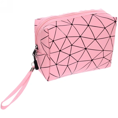 Косметичка прямоугольная  "Women secret", цвет розовый,18*13*7см