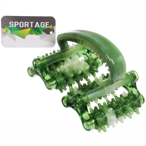 Массажер для тела роликовый "Дуга-Energy" 16*9,5*10 см, зеленый