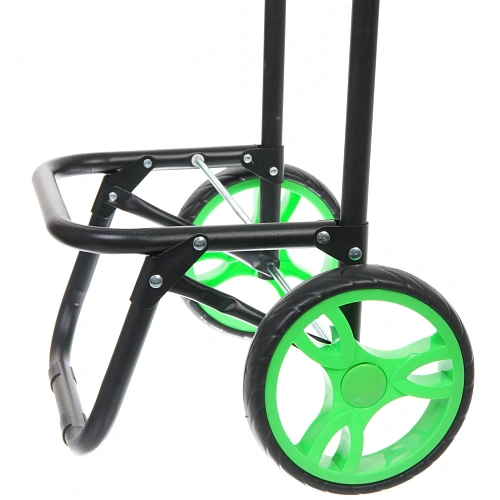 Тележка хозяйственная с сумкой (932538см, колеса 16см,грузоподъемность до 30 кг) салатовая DC307_12