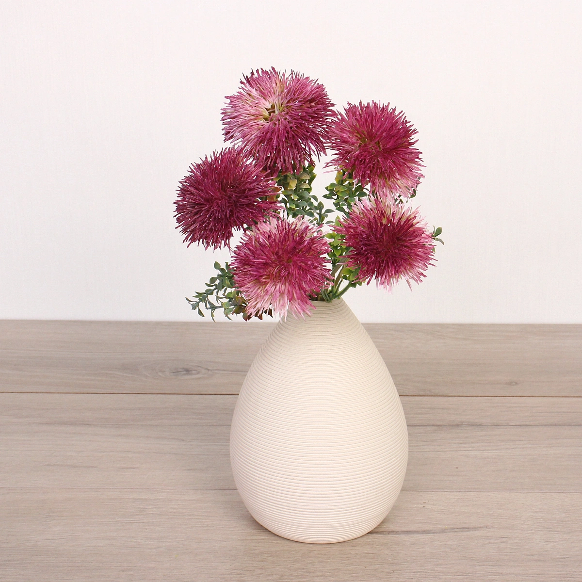 Искусственные цветы "Волшебство лета" 32см Одуванчики 5 цветков лиловые